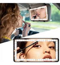 Espejo LED para carro con luces para maquillaje